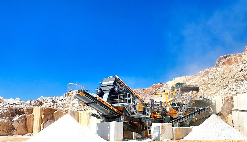 Fabo PRO-150 MOBILE CRUSHING SCREENING PLANT WITH WOBBLER FEEDER