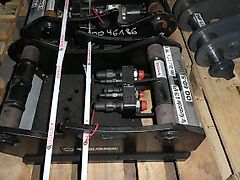 Oilquick - SW-Adapterplatte OQ 60-5 orig. 4 Leitungen - Bohrbild KINSHOFER A09HPX/ A 12H/ DRG9 - SW-Identmaße: 60-340-480-340-60 - Bagger: 12t-18t