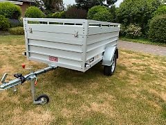 Koch ALU Anhänger Typ U4 750kg mit Bordwanderhöhung und Aludeckel