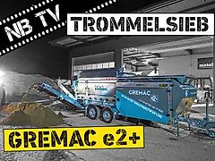 Gremac e2+ Mobile Trommelsiebanlage | 3m Trommel - bis zu 75 m³/h