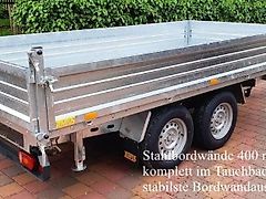 DSK353117 Stahlkipper 3500kg Tempus Profi-Kipper Galabau Anhänger