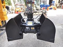 Rock - Greifer/ 2-Schalen-Hydr.-Gr. eintlg. kpl. HG2/6 - Schnittbreite ca. 640 mm, - Öffnungsweite 1470 mm - Bagger: 2t-6t