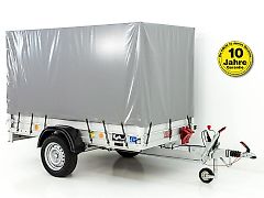 Koch Anhänger mit Plane 125x250cm 1200kg|Typ 4.12 Hobby-Line|Hoch