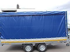 Eduard 4018 GD Hochlader 2700 kg mit Schiebeplane in blau