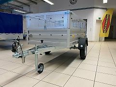 TPV KD-EU2010/75AL 750kg ALU kippbarer Tieflader mit Laubgitter