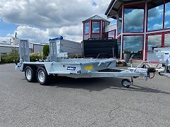 Maschinen Anhänger Baggeranhänger 3500 kg Variant Battfederung