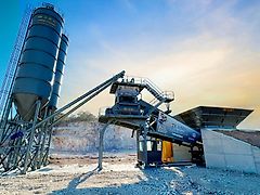 Fabo TURBOMIX-120 MOBILE CONCRETE BATCHING PLANT