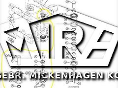 Caterpillar 966 MXE / Knicklager oben
