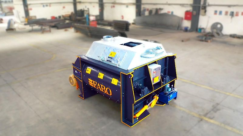 Fabo TURBOMIX-60 MOBILE CONCRETE PLANT WITH PRE-FEEDING SYSTEM