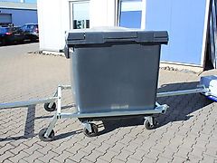 Zughilfe, Ziehhilfe, Zugrahmen, Zugdeichsel für Müllcontainer