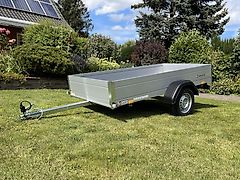 Tieflader Saris McAlu 750 kg Anhänger Kastenanhänger Saris AKTION