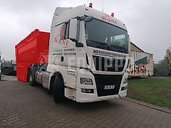 MAN TGX 18.480 4x2 BLS WITH TIPPER HYDRAULIC AND GOOD TIRES