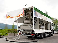 Overmat Estrich Mischanlagen | Fließestrich | Ausgleichsschüttungen mit Styropor Overmat A / EPS